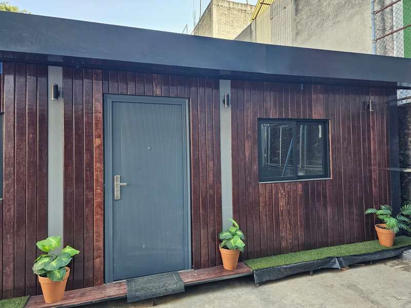 Exterior frontal, casa muestra Habitá+